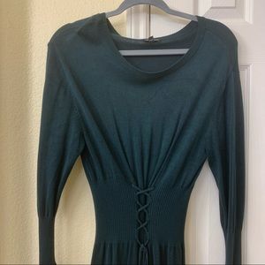 Dark Green Express Dress